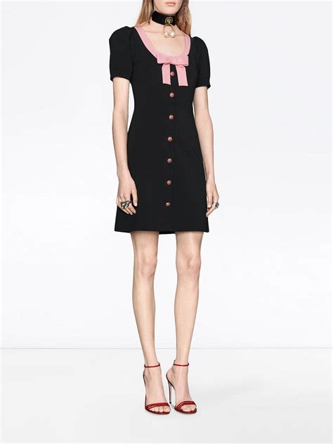 viscose jersey dress gucci|Viscose jersey dress with crystals .